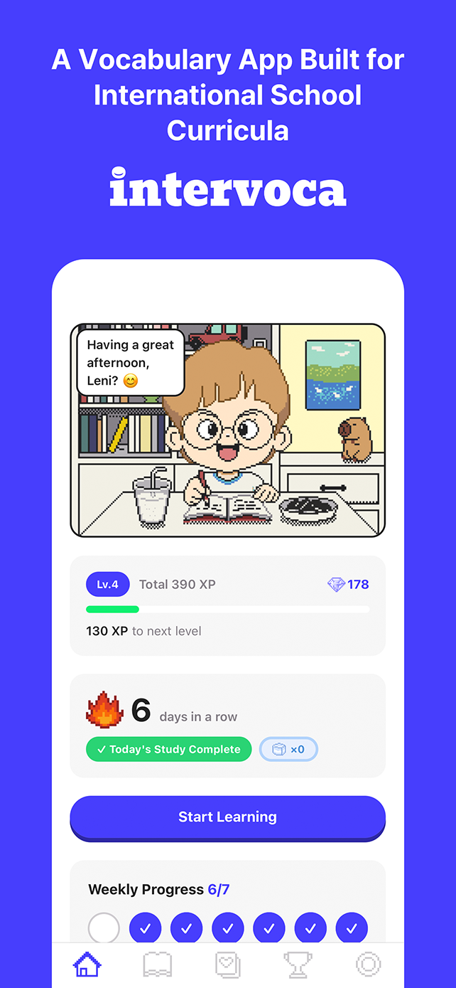 A Vocabulary App Built for International School Curricula